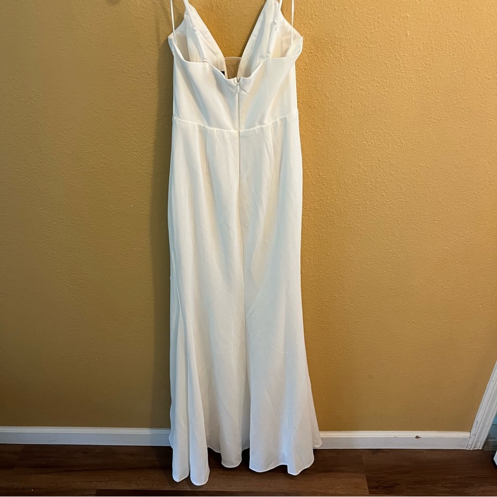 White Mermaid Dress Fashion Nova - Picture 6 of 16